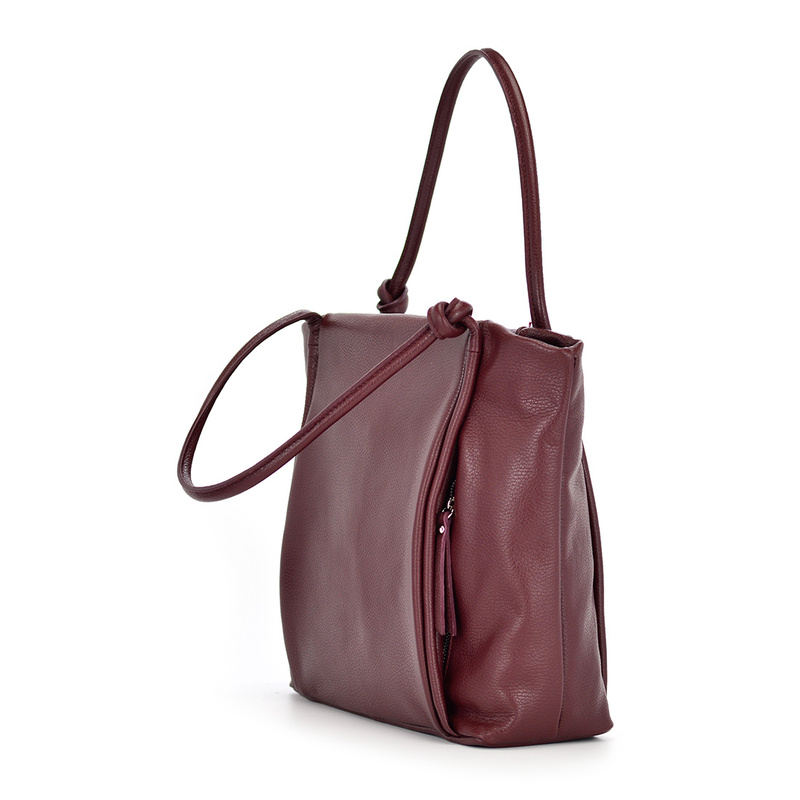 Piękna elegancka duża damska shopperbag skórzana