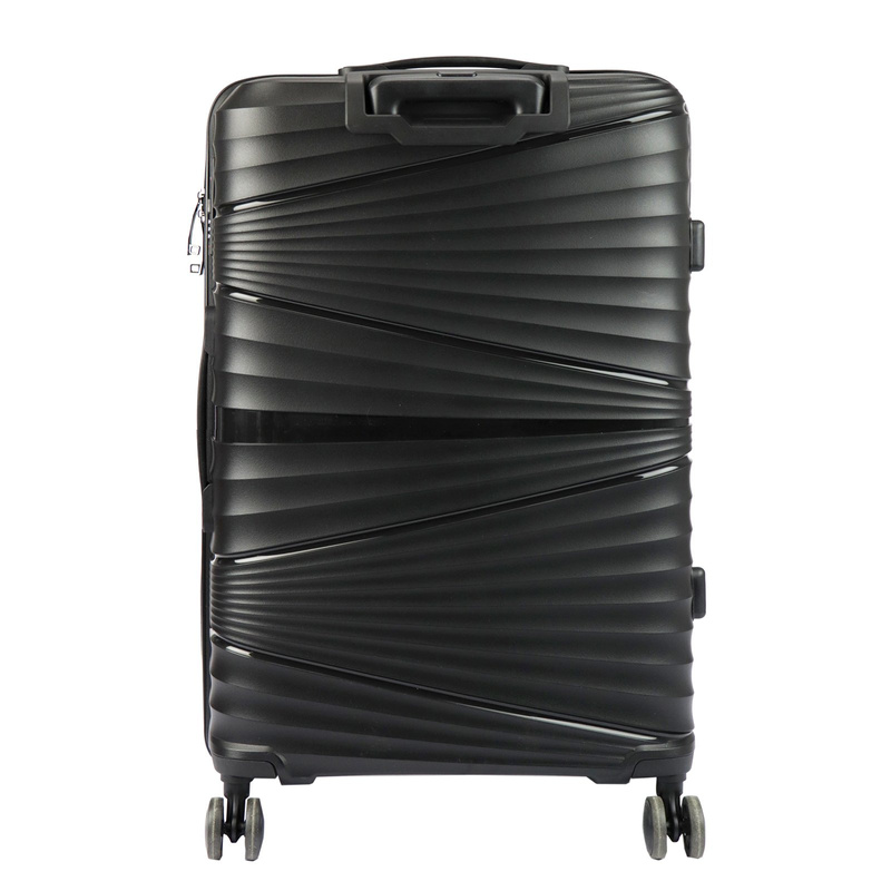 Jony zestaw trzech walizek podróżnych na kółkach z kosmetyczką ABS