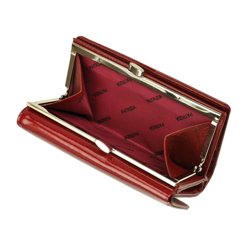 PATRIZIA damska portmonetka skóra naturalna zgrabny portfel system RFID