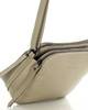 Torebka skórzana crossbody listonoszka dwie komory - MARCO MAZZINI beż cappuccino
