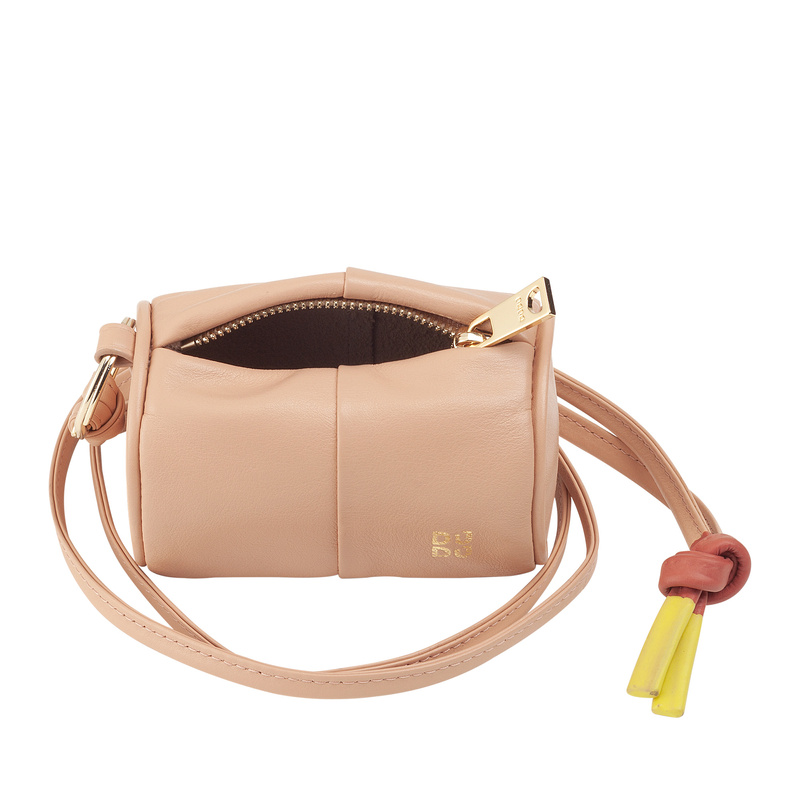 DuDu Etui na słuchawki skóra naturalna Apple AirPods z uchwytem