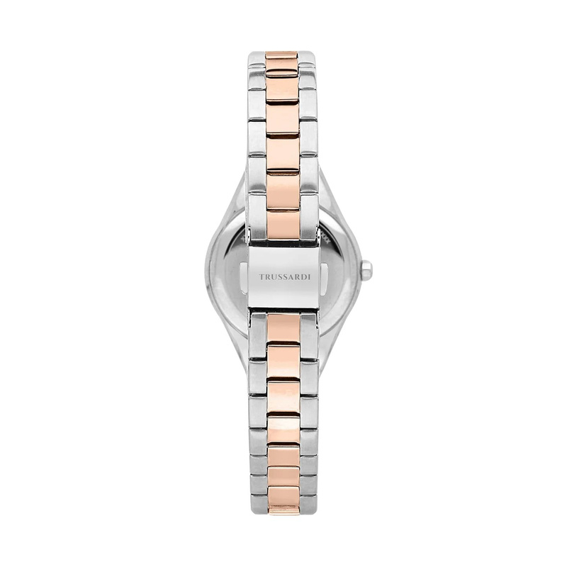 Zegarek TRUSSARDI R2453157509. Kwarcowy, Kolor szary. Kobieta.