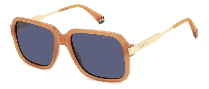 Okulary POLAROID PLD6220SXL7Q. Okulary przeciwsłoneczne, Kolor pomarańczowy. Mężczyzna.