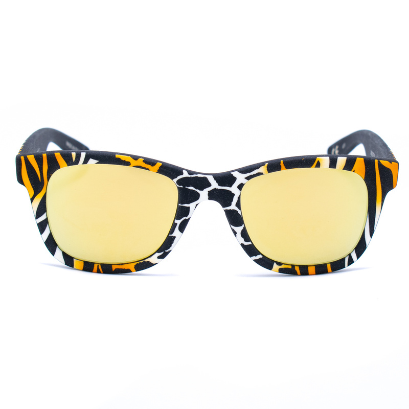 Okulary ITALIA INDEPENDENT 0090-ZEF-001. Okulary przeciwsłoneczne, Kolor pomarańczowy. Unisex.