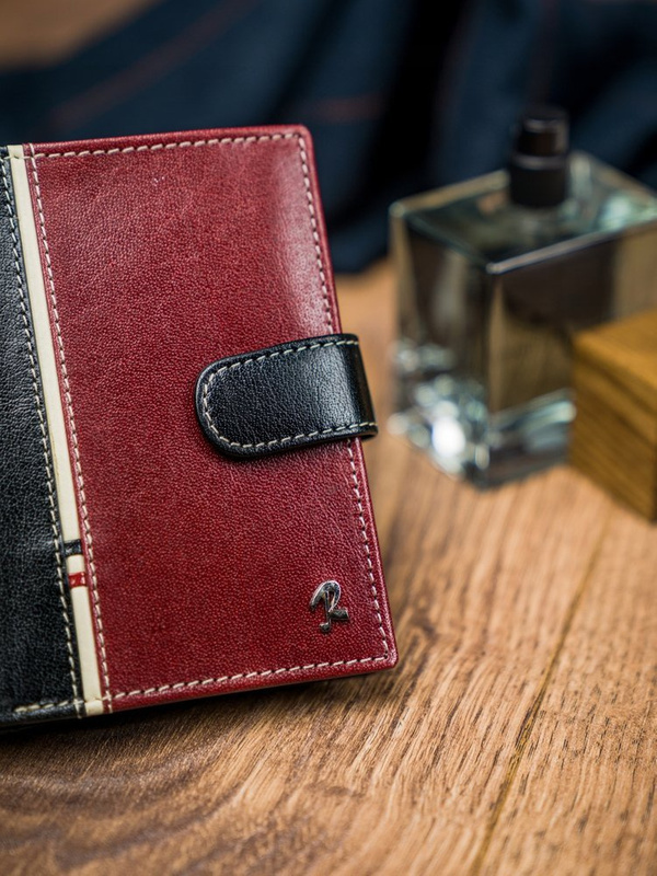 Portfel Skórzany Męski Elegancki RFID Skóra Naturalna Rovicky Duży