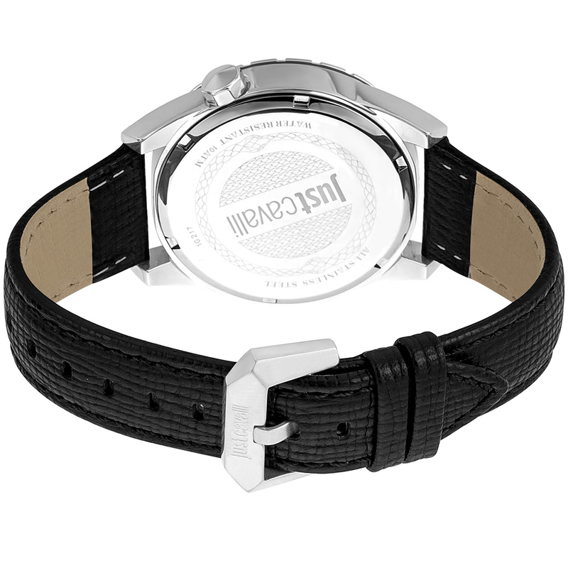 Zegarek JUST CAVALLI JC1G217L0025. Kwarcowy, Kolor niebieski. Mężczyzna.