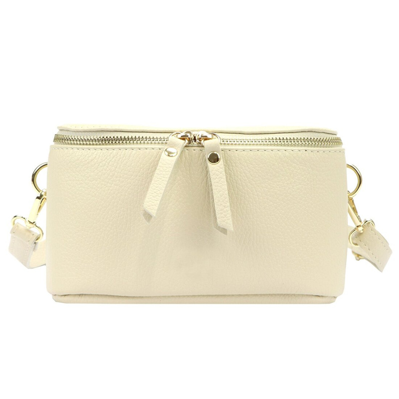 MiaMore Damska nerka saszetka przez ramię skóra naturalna miejska