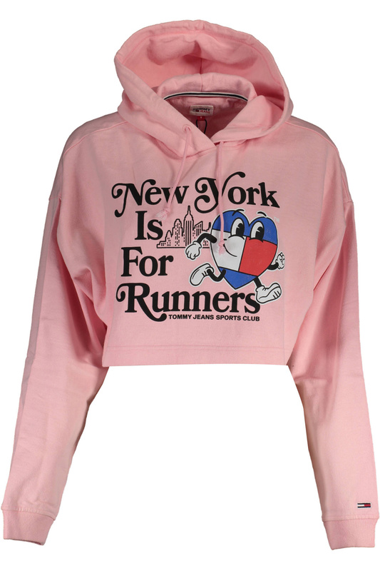 TOMMY HILFIGER RÓŻOWA DAMSKA BLUZA BEZ ZAMKA