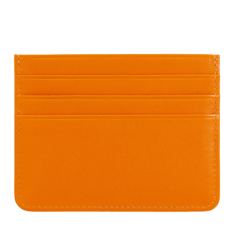 DUDU Etui na karty dokumenty skóra naturalna małe kontrastujące kolory