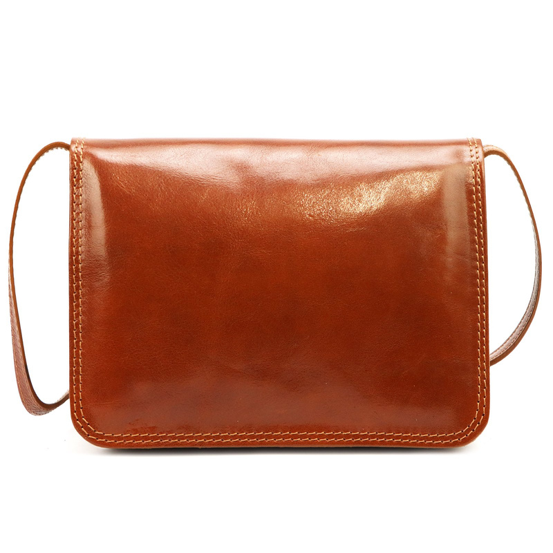 Florence damska listonoszka 3 komory torebka na ramię skóra naturalna