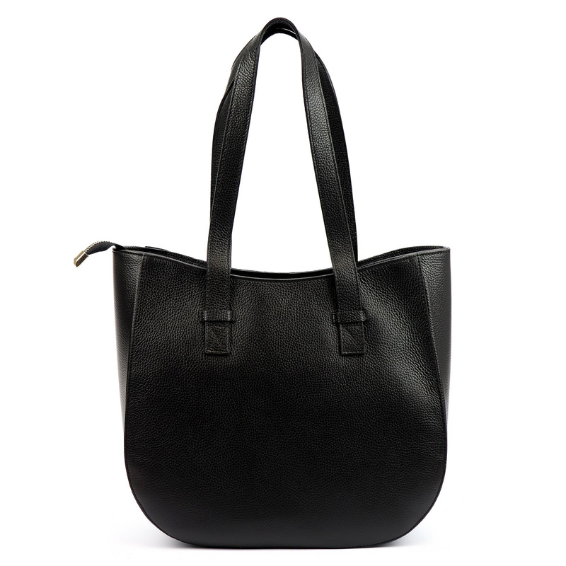 Gregorio duża Skórzana damska shopperbag torebka na ramię z kieszenią