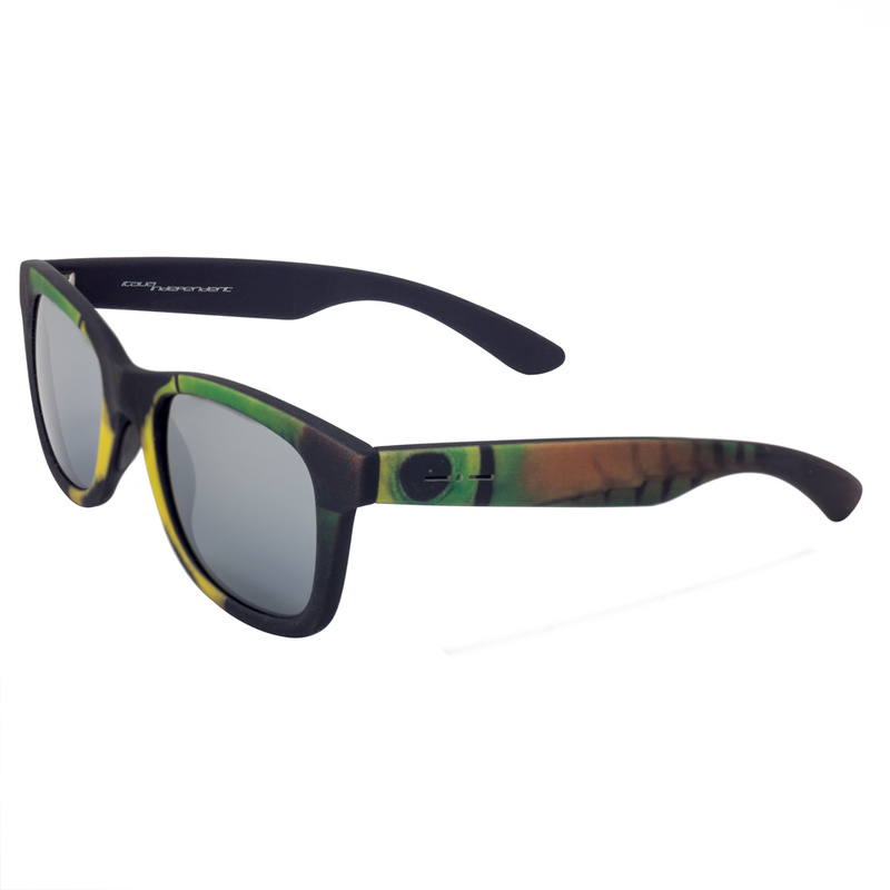 Okulary ITALIA INDEPENDENT 0090-TUC-009. Okulary przeciwsłoneczne, Kolor zielony. Unisex.