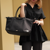 Nylonowa Torba damska shopper Solier FB48 Lestia czarna