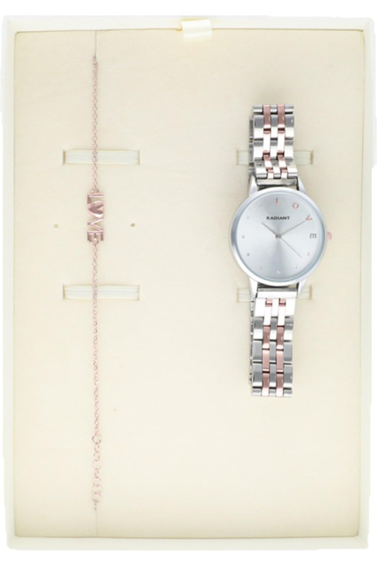 Zegarek RADIANT RA609203PT. Kwarcowy, Kolor szary. Kobieta.