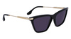 Okulary VICTORIA BECKHAM VB663S-001. Okulary przeciwsłoneczne, Kolor czarny. Kobieta.