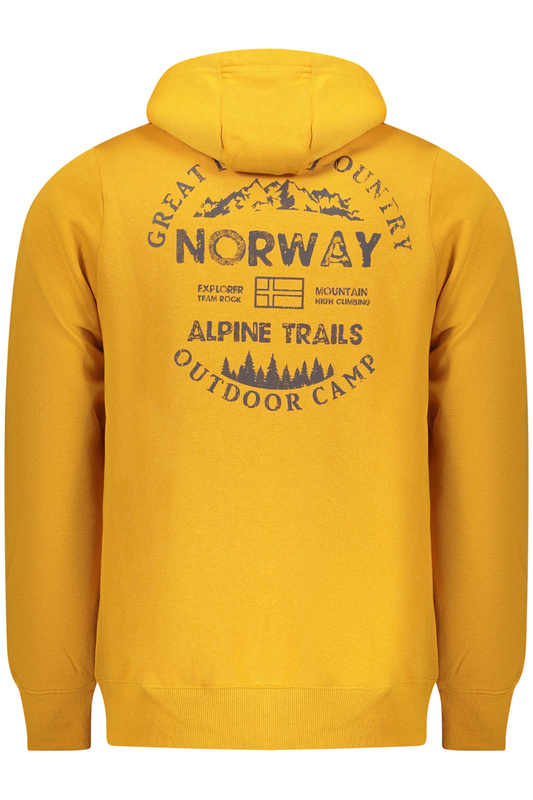 Norway 1963 ŻÓŁTA BLUZA MĘSKA Z ROZPINKĄ