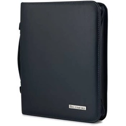 Granatowy Beltimore luksusowy męski biwuar neseser aktówka teczka organizer dla handlowca I40