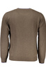 BRĄZOWY SWETER MĘSKI HARMONT&BLAINE
