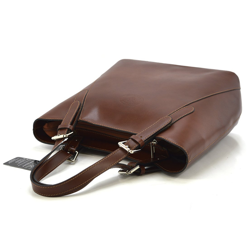 CZARNA DAMSKA TOREBKA EKSKLUZYWNA WŁOSKA SKÓRA NATURALNA 086