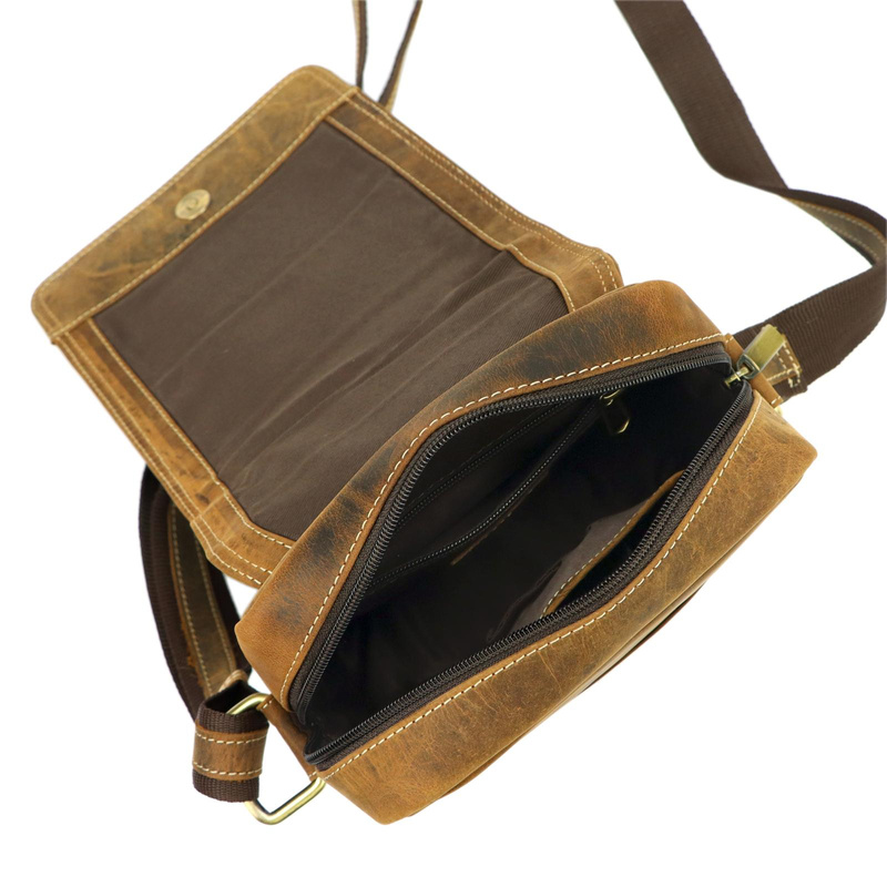 Saszetka męska z naturalnej skóry Nordee MSD-02 GM03 NAPPA