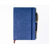 Granatowy notes w formacie A5 zadrukowany w linie - Peterson