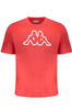 T-SHIRT MĘSKI Z KRÓTKIM RĘKAWEM KAPPA CZERWONY