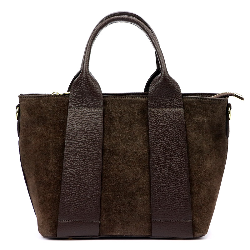 Vera Pelle damska shopperbag skóra naturalna kuferek z organizerem stylowy