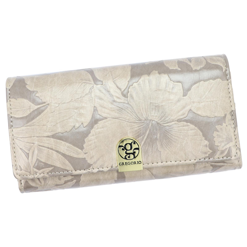 skóra naturalna + Damski portfel ze skóry ekologicznej Gregorio HL-102