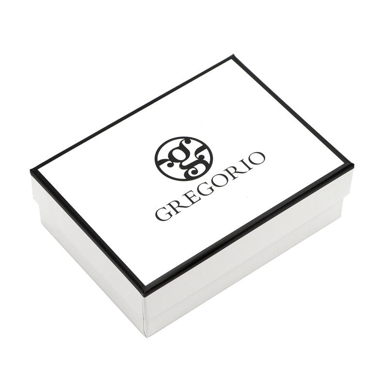 Gregorio damska lakierowana portmonetka skórzana mały portfel na zatrzask