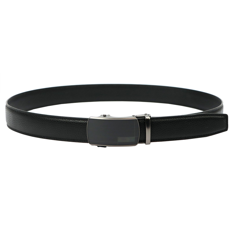 Nordee męski pasek do spodni skóra naturalna zaciskowa klamra stylowy