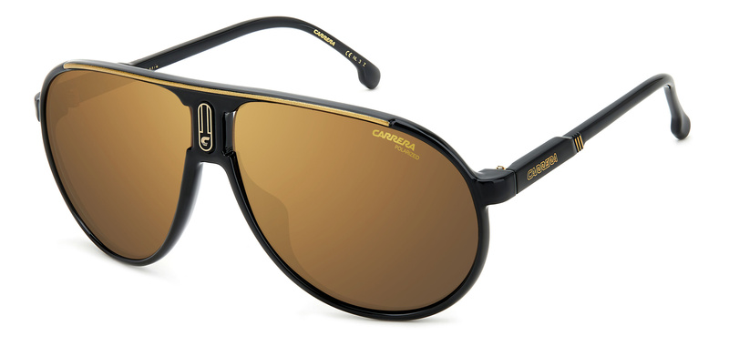 Okulary CARRERA CHAMPION65N2M. Okulary przeciwsłoneczne, Kolor czarny. Mężczyzna.