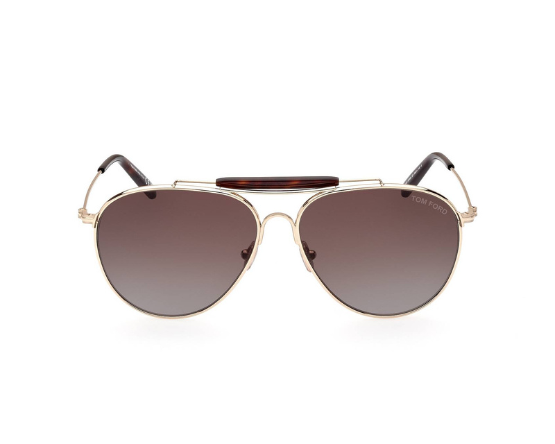 Okulary TOM FORD FT0995-32F. Okulary przeciwsłoneczne, Kolor złoty. Mężczyzna.
