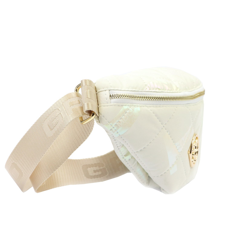 Gregorio Damska pikowana nerka biodrowa skóra ekologiczna saszetka na ramię