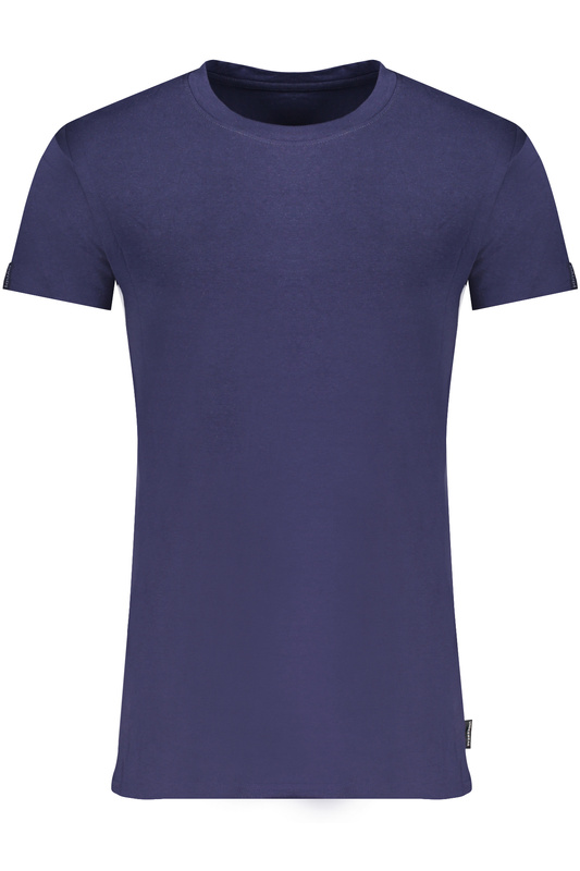 NIEBIESKI T-SHIRT MĘSKI Z KRÓTKIM RĘKAWEM GAUDÌ