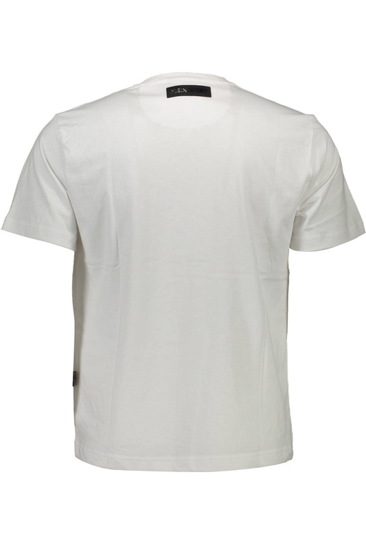 T-SHIRT MĘSKI Z KRÓTKIM RĘKAWEM PLEIN SPORT BIAŁY