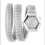 Zegarek PHILIPP PLEIN PWZAA0123. Kwarcowy, Kolor szary. Kobieta.