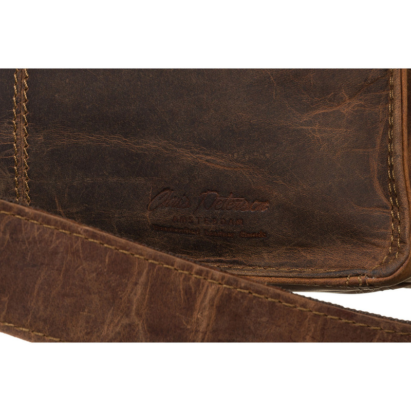 Saszetka męska z naturalnej skóry Peterson PTN LARS-NSH