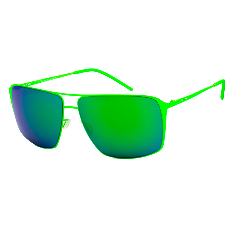Okulary ITALIA INDEPENDENT 0210-033-000. Okulary przeciwsłoneczne, Kolor zielony. Mężczyzna.