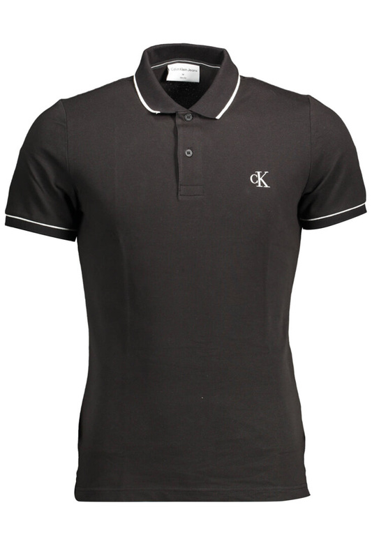 CALVIN KLEIN POLO KRÓTKI RĘKAW MĘSKI CZARNY
