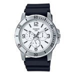 Zegarek CASIO MTPVD3007BUDF. Kwarcowy, Kolor biały. Mężczyzna.