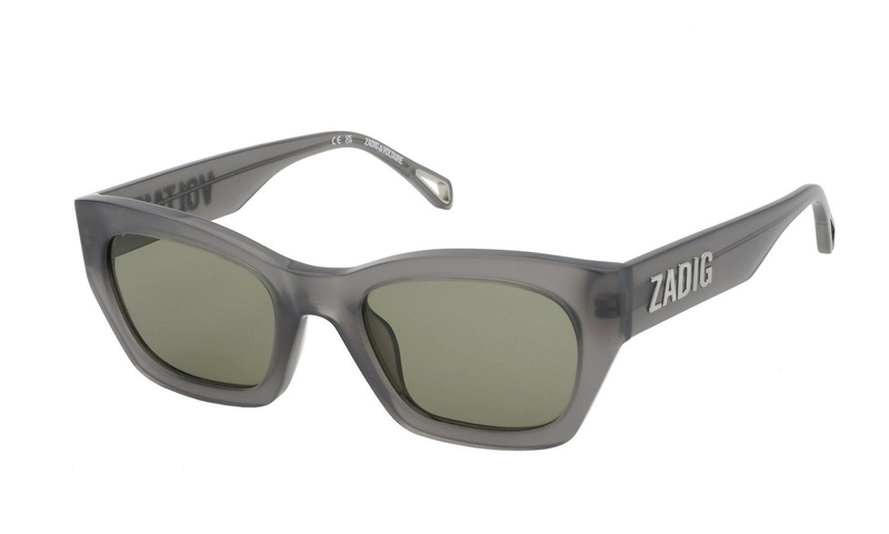 Okulary ZADIG&VOLTAIRE SZV371-5206A5. Okulary przeciwsłoneczne, Kolor szary. Kobieta.