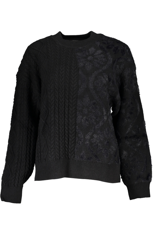 CZARNY SWETER DESIGUAL DAMSKI