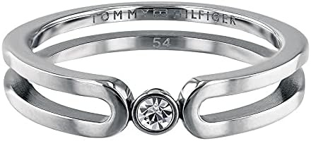 Biżuteria TOMMY HILFIGER 2780100C. Pierścionek, Kolor szary. Kobieta.