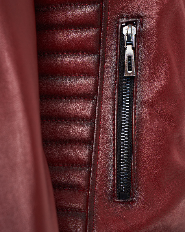 Bukowski Damska ramoneska "Ula" kurtka skóra naturalna z kieszeniami