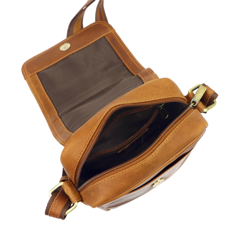 Saszetka męska z naturalnej skóry Nordee MSD-02 GM04 HUNTER