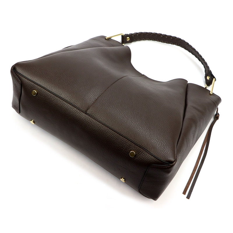 Vera Pelle damska torebka na ramię skóra naturalna shopperbag z etui