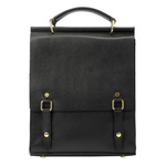 Luka plecak miejski damski skóra naturalna styl vintage z kieszeniami