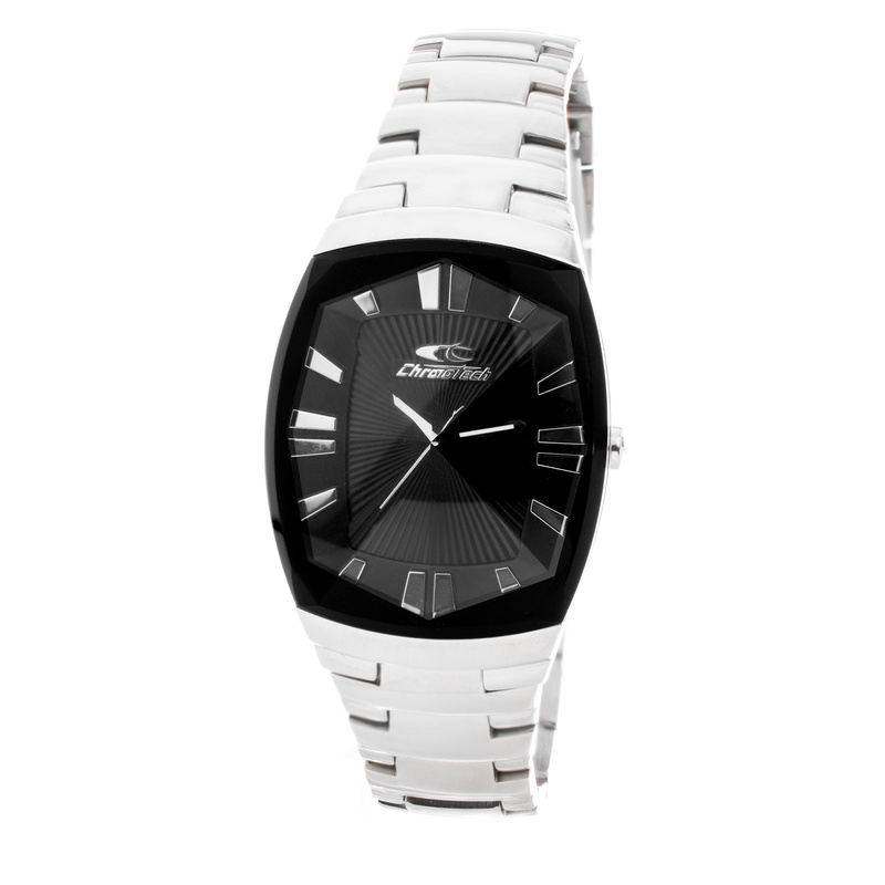 Zegarek CHRONOTECH CT7065L-02M. Kwarcowy, Kolor czarny. Kobieta.