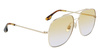 Okulary VICTORIA BECKHAM VB215S-723. Okulary przeciwsłoneczne, Kolor złoty. Kobieta.