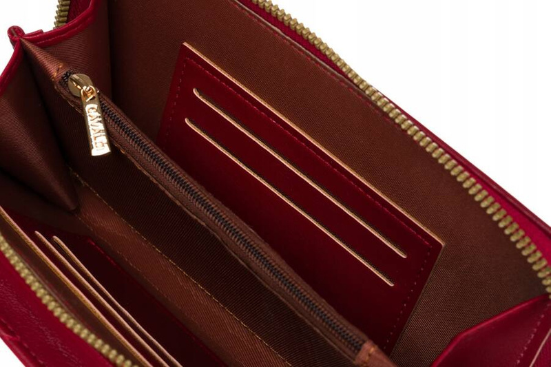 Damski portfel ze skóry ekologicznej Cavaldi M-09